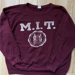 Vintage Champion MIT Crewneck Sweatshirt USA Made Grunge Skater Frat